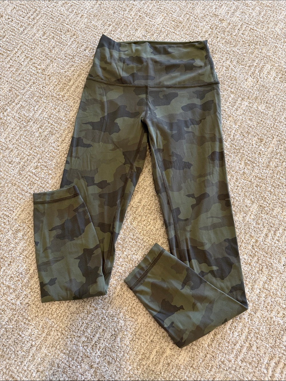 LuluLemon Camo Align Leggings - Olive Green -Women’s